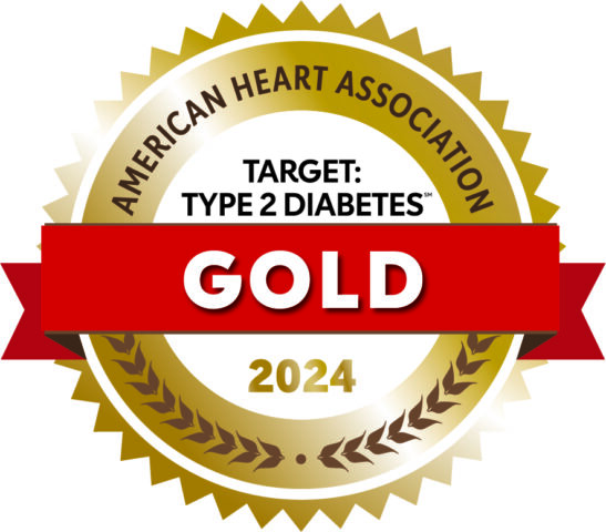 Target Type 2 Diabetes Gold Award Icon