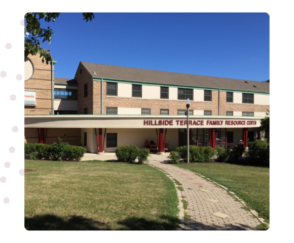 A photo of the Hillside Family Health Center location.