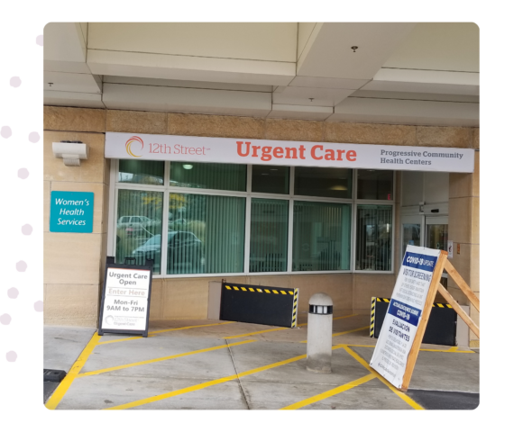 A photo of the 12th Street Urgent Care location.